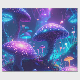 Magical Mushroom Forest Wrapping Paper