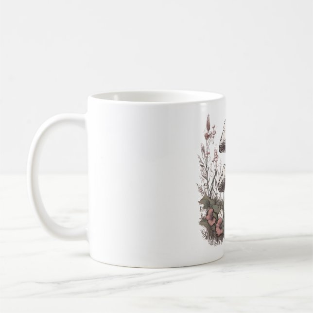 Magical Mushroom Meadow D35 Coffee Mug (Left)