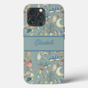 Magical Mushroom Mystical Hygge Personalized iPhone 13 Pro Case