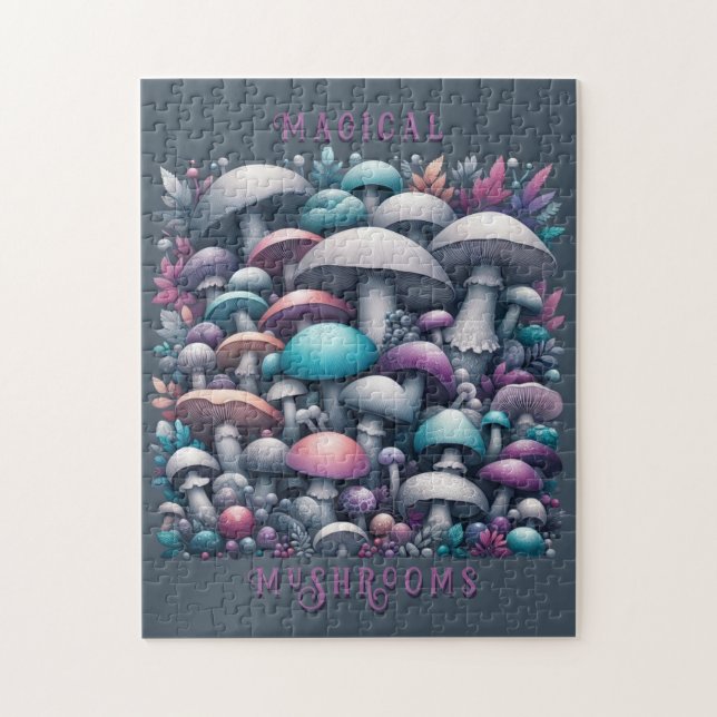 Magical Mushrooms Jigsaw Puzzle (Vertical)