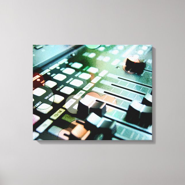 Magical Music Mixer Canvas Print (Front)
