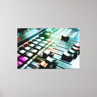Magical Music Mixer Canvas Print