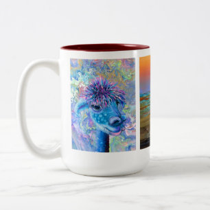 magical mystical alpacas mug