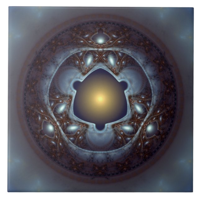 Magical mystical glossy pattern tile (Front)