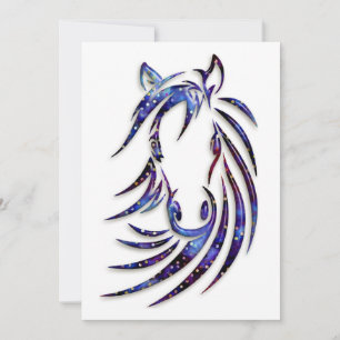Magical Mystical Horse Portrait Invitation