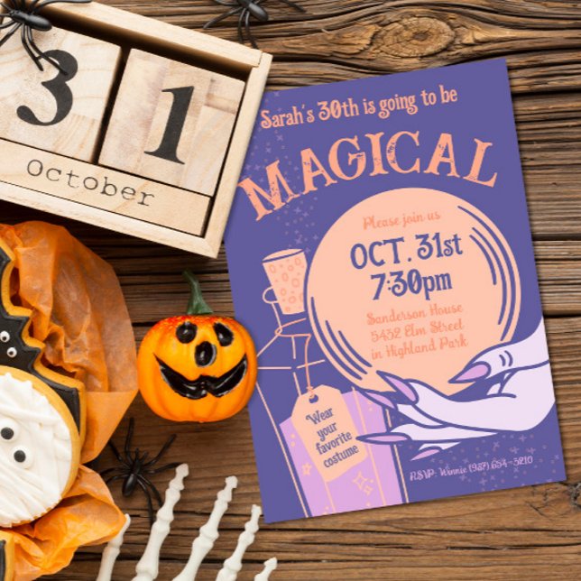 Magical Mystical Wicked Halloween Invitation (Creator Uploaded)