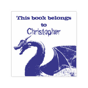 Magical Mythical Dragon This book belongs to Self-inking Stamp