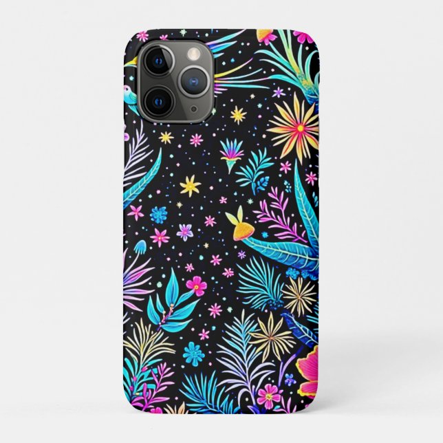 Magical Neon Forest Night Dream Design Case-Mate iPhone Case (Back)