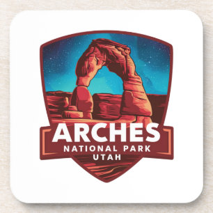 Magical Night in Arches National Park Coaster
