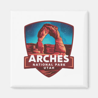 Magical Night in Arches National Park Magnet