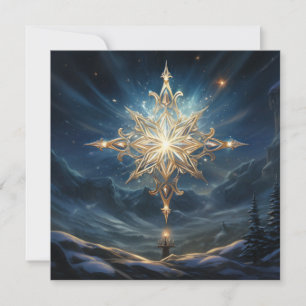 Magical North Star Greeting Card