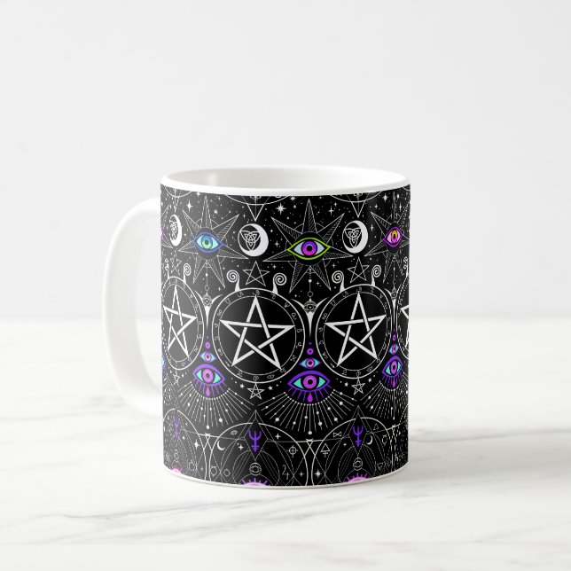 Magical occult  coffee mug (Front Left)