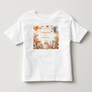 Magical Orange Fairy garden - Birthday  Toddler T-shirt