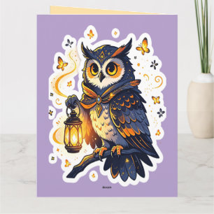 Magical Owl Invitation Card