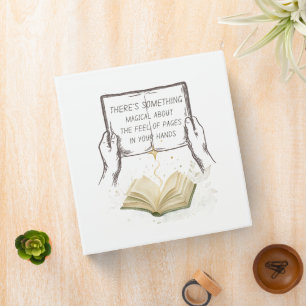 Magical Pages Reading Nook Wall Art Book Lover Binder