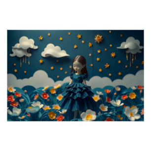Magical Paper Dreamscape Poster