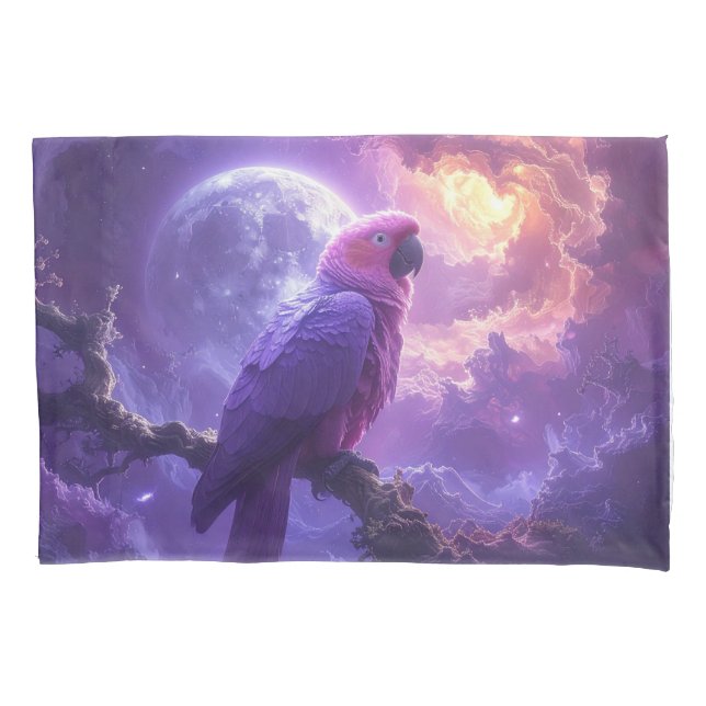 Magical Parrot Pillowcase (Front)
