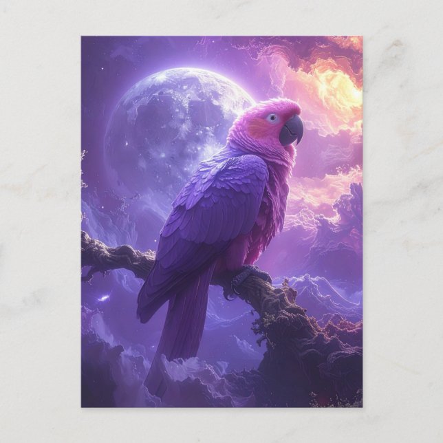 Magical Parrot Postcard (Front)