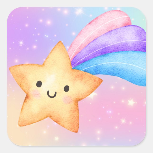 Magical Party Shooting Star Sticker (Front)