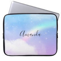 Magical Pastel Clouds and a Rainbow