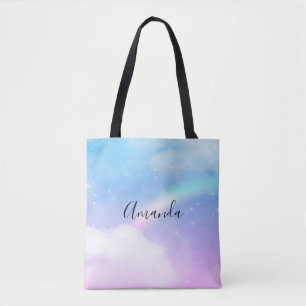 Magical Pastel Clouds and a Rainbow Tote Bag
