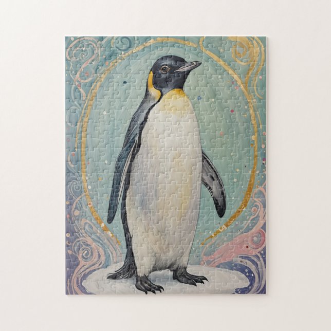 Magical Pastel Penguin Jigsaw Puzzle (Vertical)