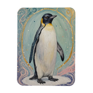Magical Pastel Penguin Magnet
