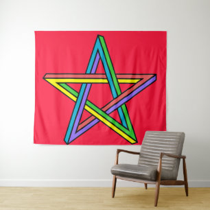 Magical Pentacle Tapestry