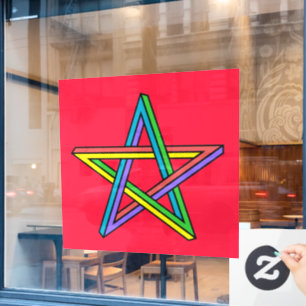Magical Pentacle  Window Cling