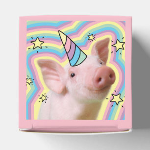Magical Piglet Unicorn Favor Box