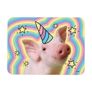 Magical Piglet Unicorn Magnet