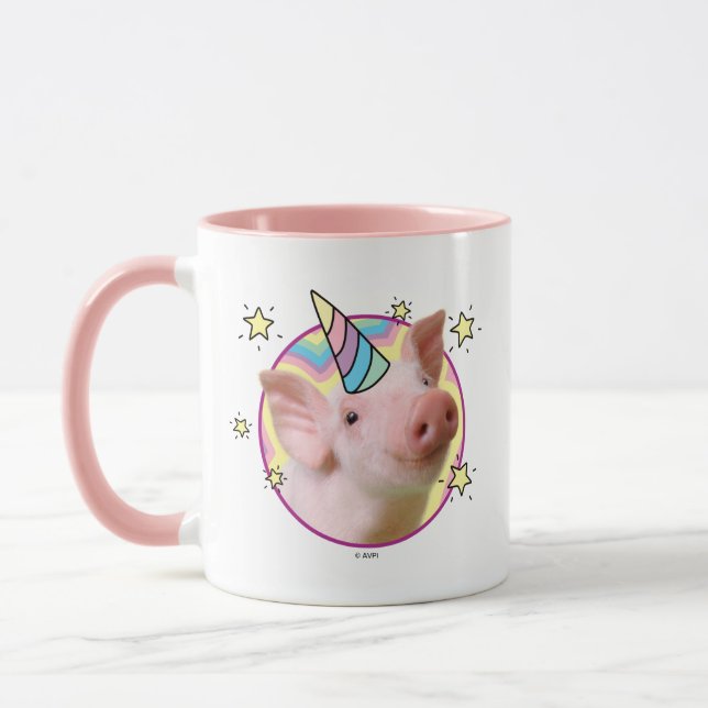 Magical Piglet Unicorn Mug (Left)