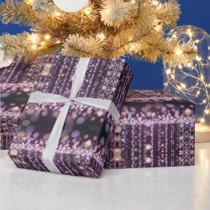 Magical pink background name Personalized Wrapping Paper