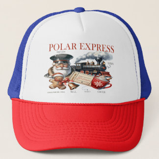 Magical Polar Express Illustration Trucker Hat