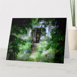 MAGICAL PORCH Jumbo Greeting Card
