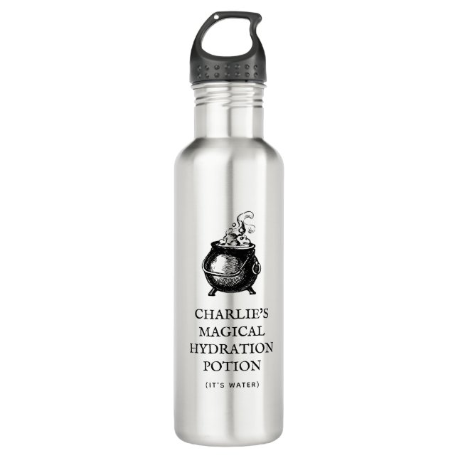Magical potion funny Halloween personalized water 710 Ml Water Bottle (Front)