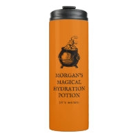 Magical potion funny Halloween personalized water