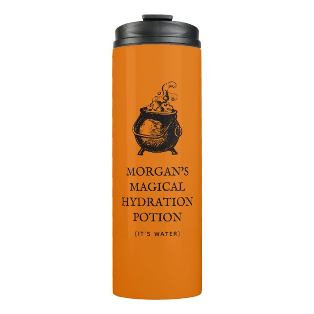 Magical potion funny Halloween personalized water  Thermal Tumbler (Front)
