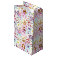 Magical Princess Birthday Watercolor Design