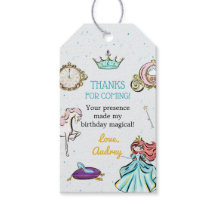 Magical Princess Fairytale Favour Thank You Tag