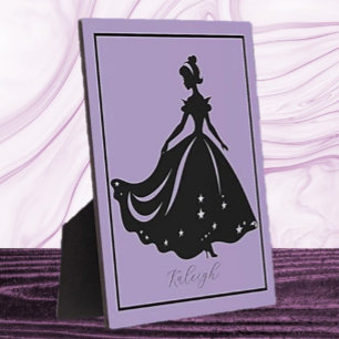 Magical Princess Sillouette Personalized Print Plaque