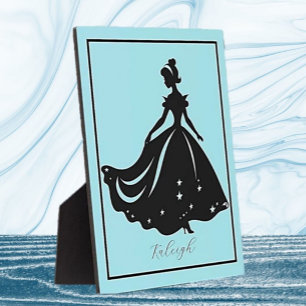 Magical Princess Sillouette Personalized Print Plaque