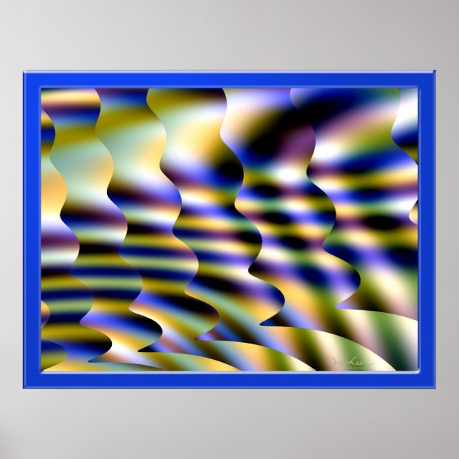 Magical Psychedelic Trance Scenery Poster (Front)