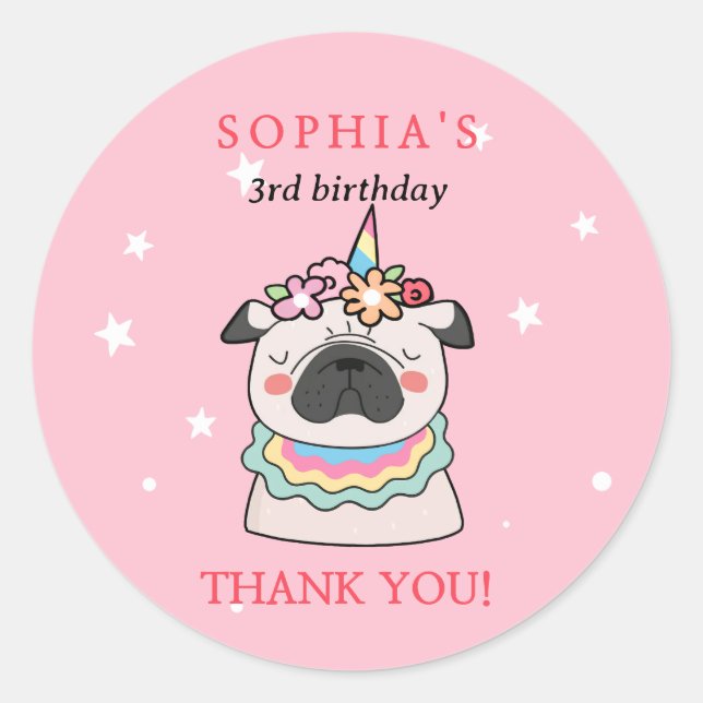  Magical Pug Edition Sticker (Front)
