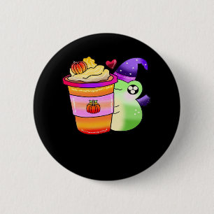 Magical Pumpkin Spice Potion Latte Lover 2 Inch Round Button