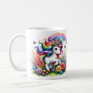 Magical Rainbow Unicorn - Enchanting 3D Mug