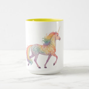 Magical Rainbow Unicorn Personalized Mug