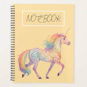 Magical Rainbow Unicorn Personalized Planner