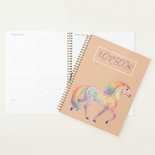 Magical Rainbow Unicorn Personalized Planner