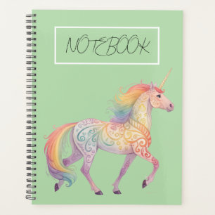 Magical Rainbow Unicorn Personalized Planner